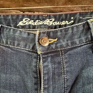 Eddie Bauer curvy Boot Cut Jeans.  Non Distressed.  Sz 12.